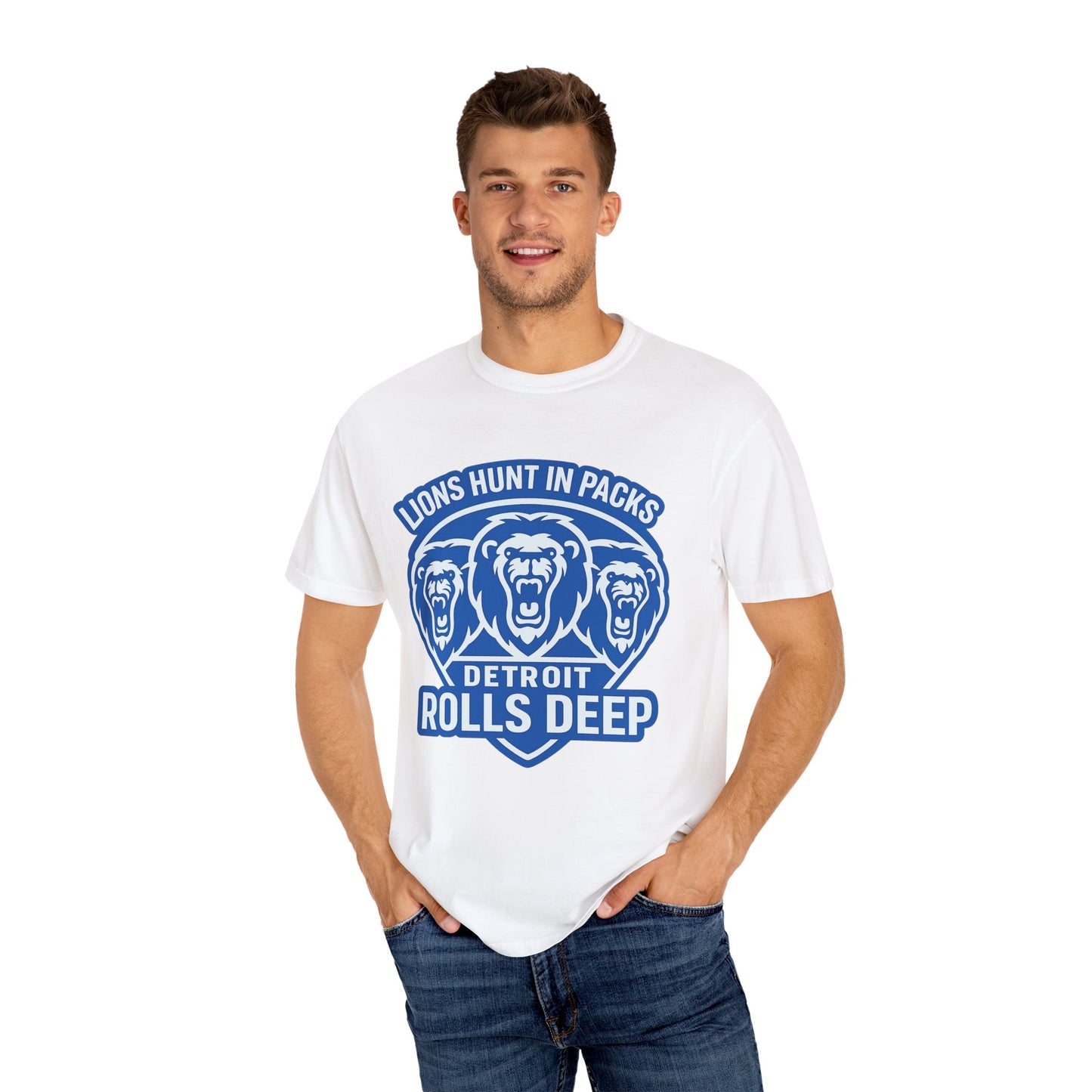 Detroit Lions Graphic Tee, Unisex T-shirt for Sports Fans, Casual Wear, Gift for Game Day, Team Spirit Apparel