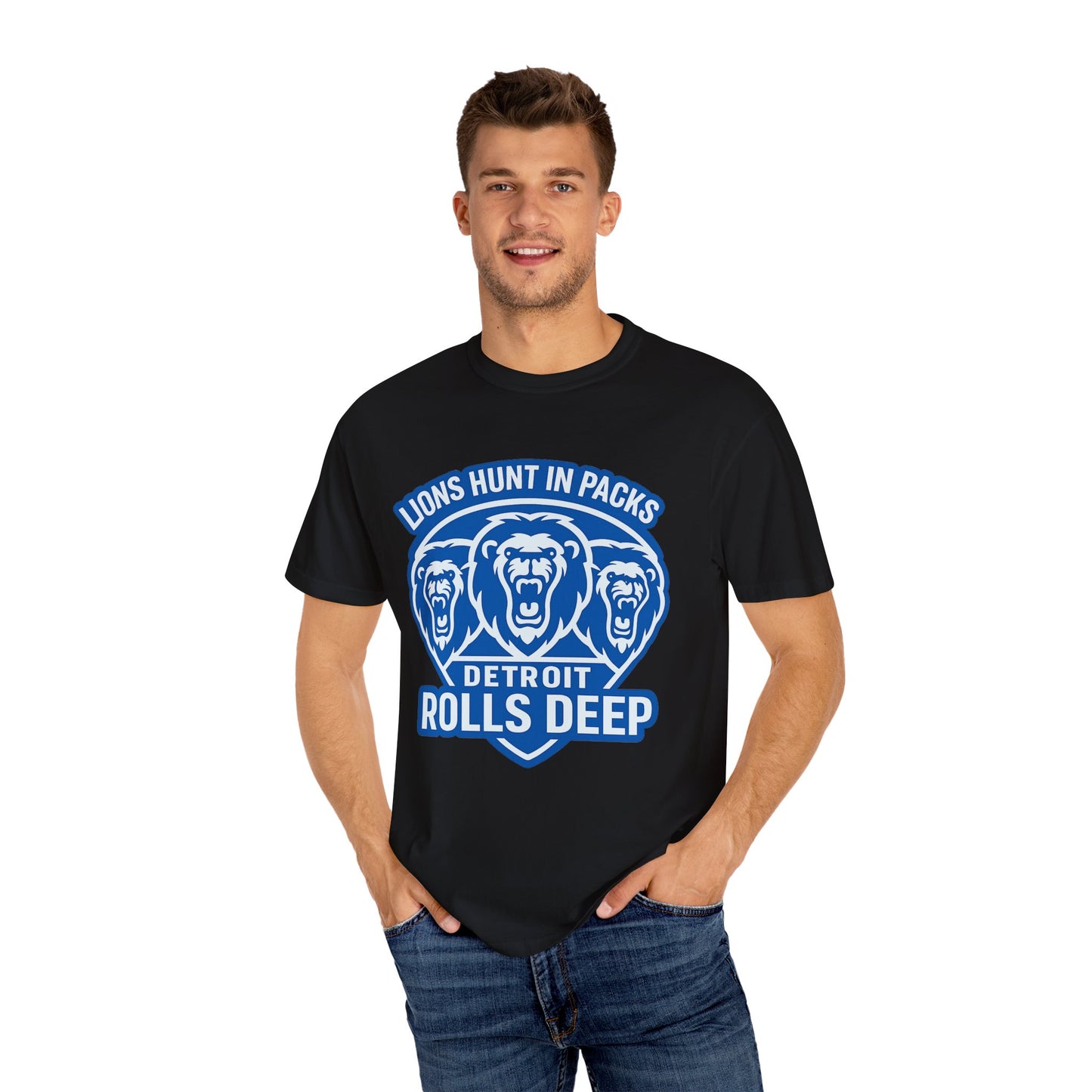 Detroit Lions Graphic Tee, Unisex T-shirt for Sports Fans, Casual Wear, Gift for Game Day, Team Spirit Apparel
