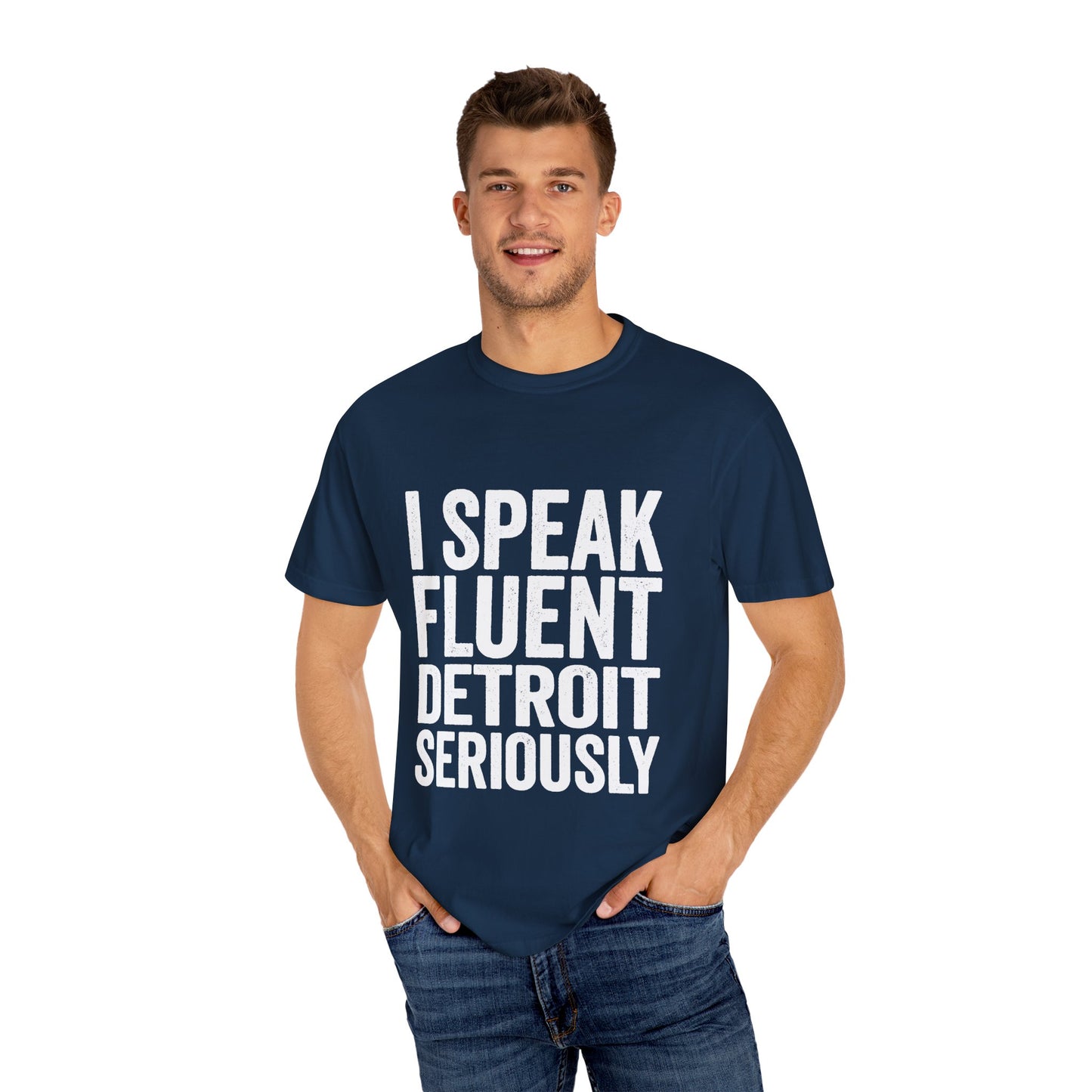 Detroit Fluent T-Shirt, Cool Gift for Detroit Lovers, Casual Wear, Unisex Tee, Summer Fashion