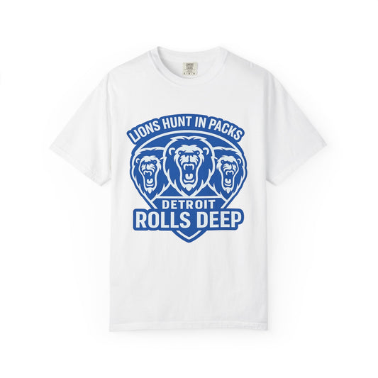 Detroit Lions Graphic Tee, Unisex T-shirt for Sports Fans, Casual Wear, Gift for Game Day, Team Spirit Apparel