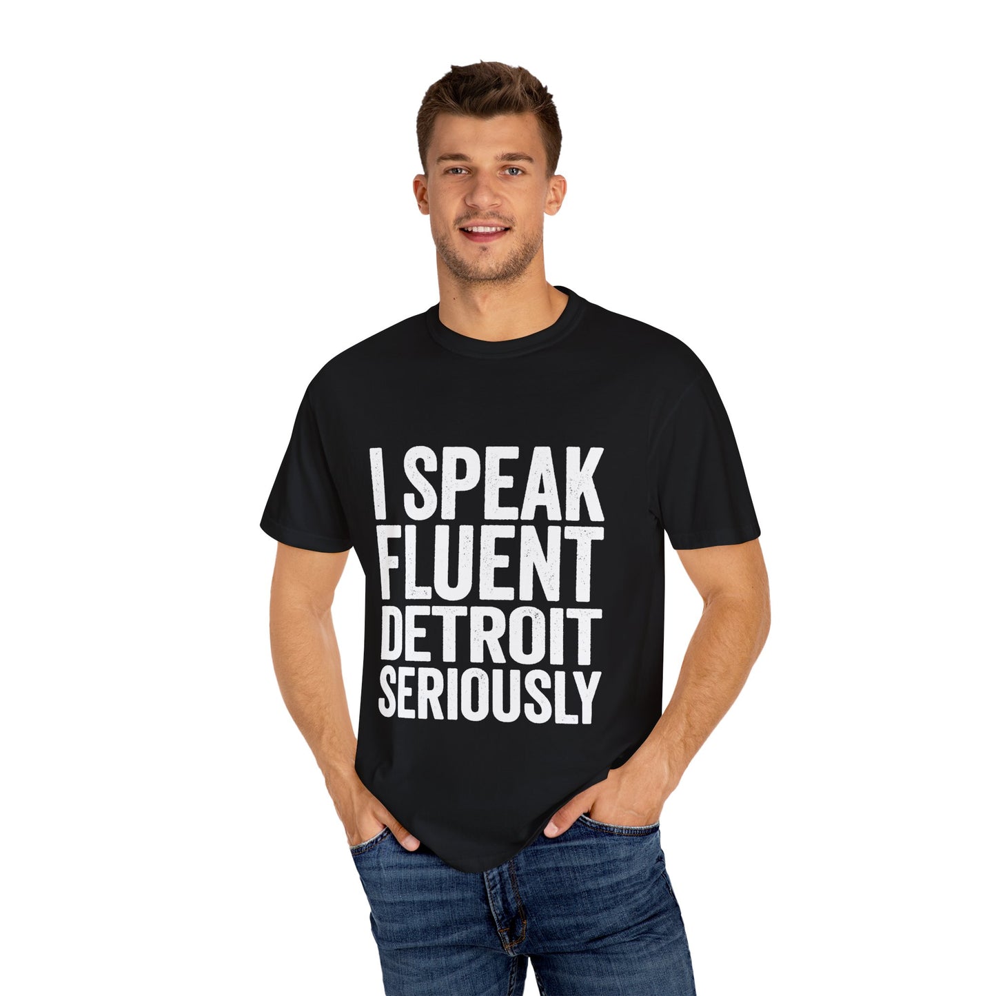 Detroit Fluent T-Shirt, Cool Gift for Detroit Lovers, Casual Wear, Unisex Tee, Summer Fashion