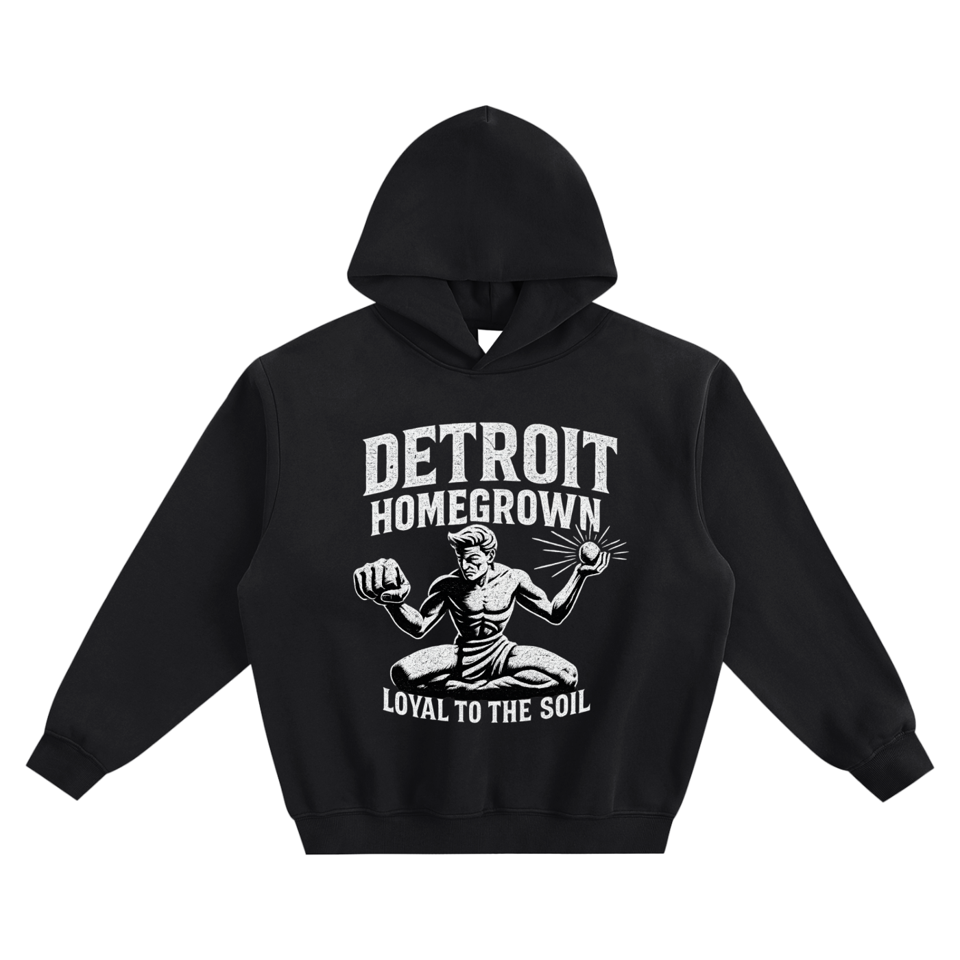 Detroit Homegrown Fleeced Boxy Hoodie