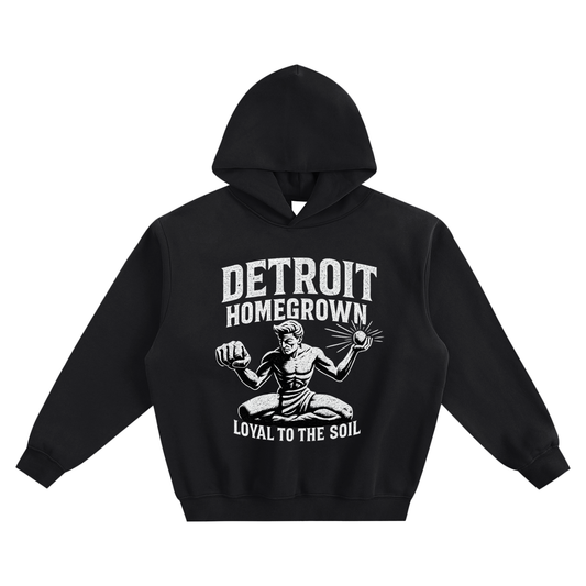 Detroit Homegrown Fleeced Boxy Hoodie