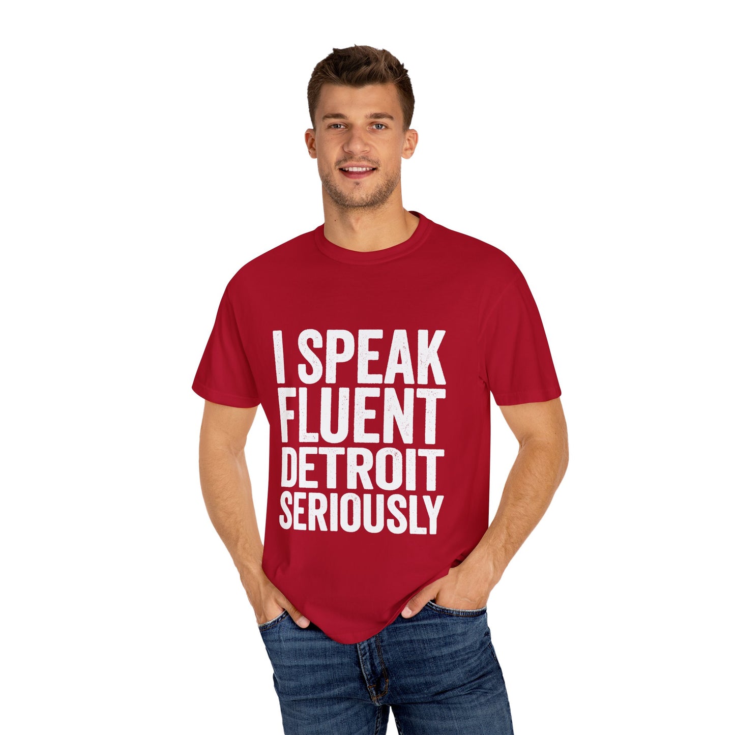 Detroit Fluent T-Shirt, Cool Gift for Detroit Lovers, Casual Wear, Unisex Tee, Summer Fashion