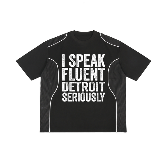 Fluent Detroit Contrast Piped Panel T-Shirt