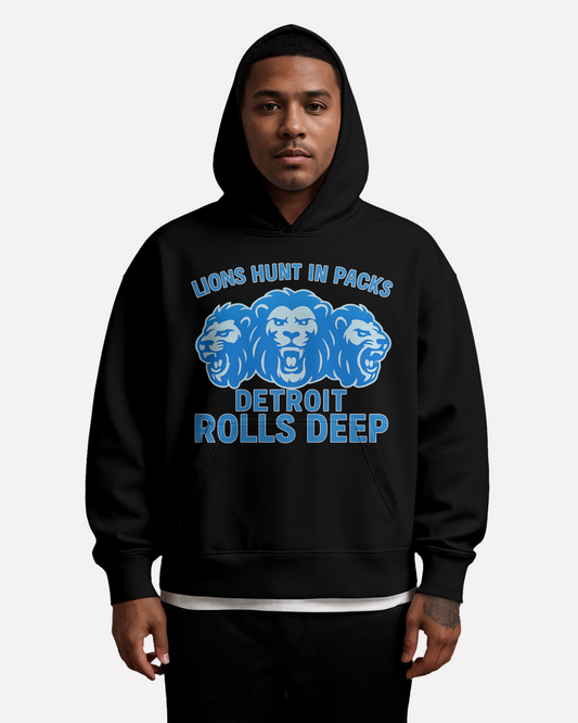 Detroit Lions hunt in Packs Hoodie